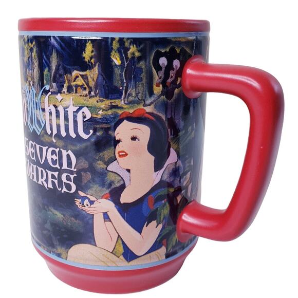 DISNEY STORE SNOW WHITE and the SEVEN DWARFS Movie Moments Ceramic Coffee Mug - Picture 2 of 11